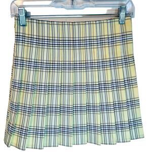 Y2K No Boundaries plaid pleated mini skirt. Size S ( 3/5 )